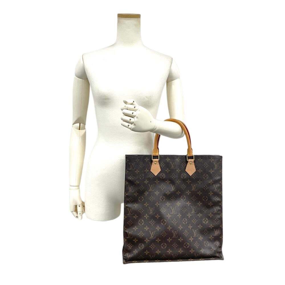 LOUIS VUITTON Brown Monogram Canvas Tote Bag - Picture 9 of 9